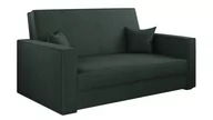 Sofy i kanapy - Sofa America Z Funkcją Spania I Przechowywania Tkanina Poso Zielony - miniaturka - grafika 1