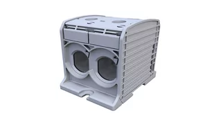 Simet Złączka szynowa gwintowa Al/Cu STB 300-2 (87920) SIMBLOCK szary 81302002 - Kostki, złączki, wtyczki - miniaturka - grafika 1