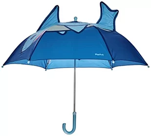 Playshoes Unisex dzieci Kinder Regenschirm Stockschirm mit kindgerechtem Mechanismus,3D Hai - Parasole - miniaturka - grafika 1