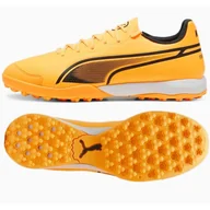 Piłka nożna - Buty Puma King Pro Tt 107255 04 pomarańczowe - miniaturka - grafika 1