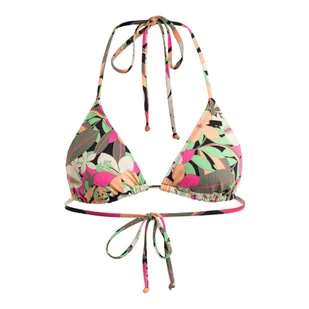 Top bikini tiki tri dla Kobiety PRINTED BEACH CLASSICS Czarny - Stroje kąpielowe - miniaturka - grafika 1