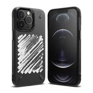 Etui i futerały do telefonów - RINGKE Onyx Design wytrzymałe etui pokrowiec iPhone 13 Pro czarny (Paint) (OD551E229) OD551E229 - miniaturka - grafika 1