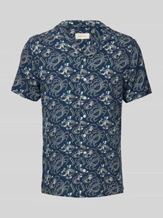 Koszula casualowa o kroju slim fit z kołnierzem z połami model ‘ASCOT’ - Koszule męskie - miniaturka - grafika 1
