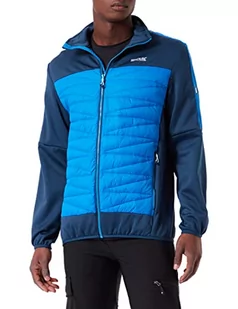 Regatta Męska kurtka trekkingowa Clumber II hybrydowa wodoodporna - czarna, Moonlight denim/imperialny niebieski, L - Kurtki męskie - miniaturka - grafika 1