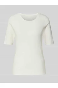 T-shirt o kroju regular fit z mieszanki bawełny - Tom Tailor - Koszulki i topy damskie - miniaturka - grafika 1