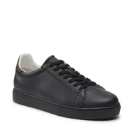 Sneakersy damskie - Sneakersy ARMANI EXCHANGE - XUX001 XV093 K001 Black/Black Ltr - miniaturka - grafika 1