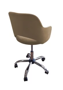 Fotel biurowy, krzesło biurowe ATOS Fotel obrotowy biurowy Milano MG06 jasny brąz - Fotele i krzesła biurowe - miniaturka - grafika 1