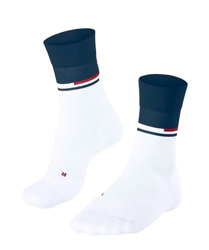 FALKE Mężczyźni Skarpety do biegania RU Compression Stabilizing M So lyocell materiał funkcyjny kompresyjne 1 Para, Biały White 2006, 44-45