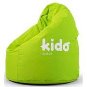 Fotele gamingowe - Pufa DIABLO CHAIRS Kido Zielony | Bezpłatny transport - miniaturka - grafika 1