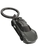 Breloki - Brelok do kluczy torebki Metalmorphose - samochód czarny - miniaturka - grafika 1