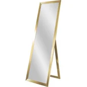 Lustra - Styler Florence lustro prostokątne 46x146 cm stojące rama złoty błyszczący metaliczny LU-12271 - miniaturka - grafika 1