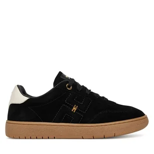 Sneakersy Elisabetta Franchi Low Cut Lace Up F4A9-E0340-0071 S Czarny - Buty dla dziewczynek - miniaturka - grafika 1
