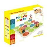 Tory, garaże, parkingi - ZESTAW LABIRYNT DROGOWY BUDOWANIE TRASY GARAŻ AUTOBUS DŹWIĘK ŚWIATŁO - miniaturka - grafika 1