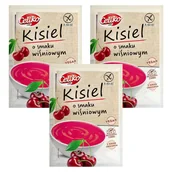 Kisiel - Celiko Kisiel o smaku wiśniowym Zestaw 3 x 40 g - żywność - miniaturka - grafika 1