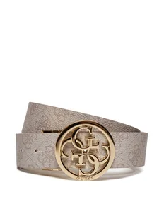 Guess Pasek Damski Noelle BW9166 P4235 Beżowy - Paski - miniaturka - grafika 1