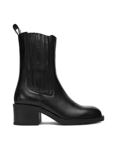 Gino Rossi Botki EO-LOARA-SL061 Czarny - Botki damskie - miniaturka - grafika 1
