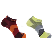 Skarpetki sportowe męskie - SKARPETY SALOMON OUTLINE CREW 2 PACK C18154 - miniaturka - grafika 1