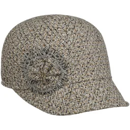 Czapka Damska z DaszkiemJemina by Mayser, beżowo-szary, One Size - Czapki damskie - miniaturka - grafika 1