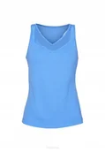 Bluzki damskie - Top tenisowy Fila Top Angelina niebieski S - miniaturka - grafika 1