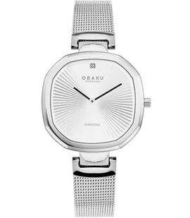 Zegarek ZEGAREK DAMSKI OBAKU V277LXCIMC BRILLIANT-STEEL - Zegarki damskie - miniaturka - grafika 1