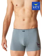 Majtki męskie - SZORTY KEY MXH-602 B24 (kolor szary, rozmiar XXL) - miniaturka - grafika 1