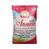 Ryż - Ryż Sona Masoori Anaam 10 kg – lekki sypki ryż z południowych Indii - miniaturka - grafika 1