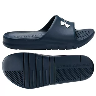 Under Armour, Klapki męskie, Core PTH SL 3021286 400, granatowy, rozmiar 40 - Klapki i japonki męskie - miniaturka - grafika 1