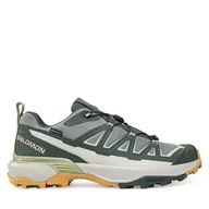 Buty trekkingowe męskie - Trekkingi Salomon X Ultra 360 Edge Gore-Tex L47816700 Szary - miniaturka - grafika 1