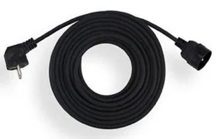 Elgotech Przedłużacz budowlany 1x2P+Z 10m przewód gumowy 3x1,5mm - Przedłużacze i rozgałęźniki - miniaturka - grafika 1