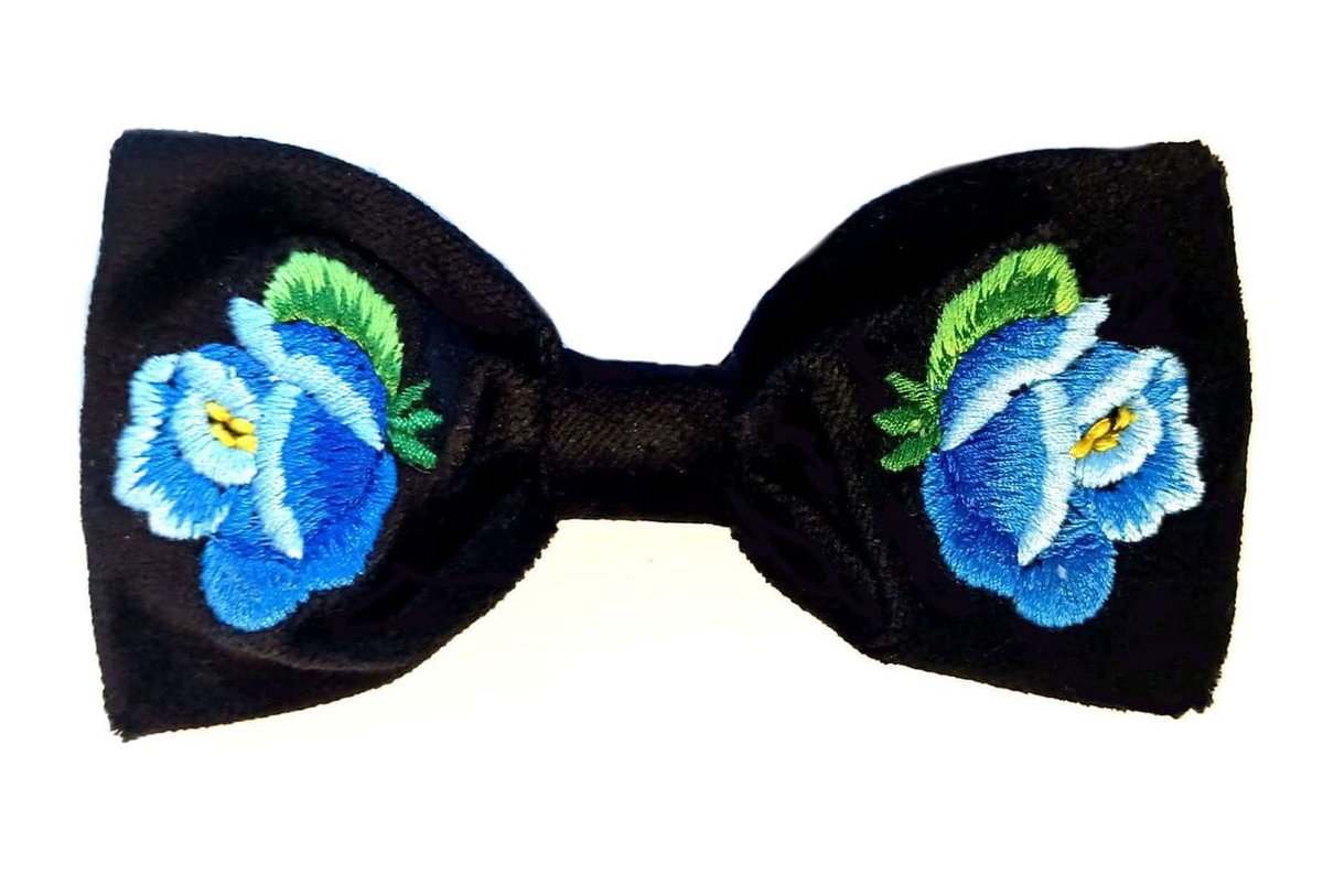 Mucha łowicka (niebieska)