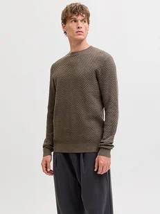 Jack & Jones Sweter w kolorze jasnobrązowym - Swetry męskie - miniaturka - grafika 1