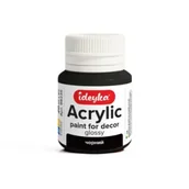 Farby i media malarskie - Ideyka Farba akrylowa czarna 20ml - miniaturka - grafika 1