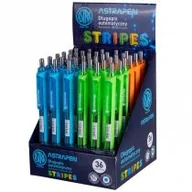 Długopisy - Długopis automatyczny Pen Stripes (36szt) ASTRA - miniaturka - grafika 1
