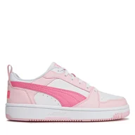 Buty dla chłopców - Sneakersy Puma Puma Rebound V6 Lo Jr 393833 08 Biały - miniaturka - grafika 1