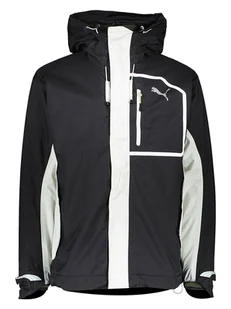 Puma Kurtka funkcyjna "Outdoor" w kolorze czarno-białym - Kurtki i kamizelki sportowe męskie - miniaturka - grafika 1