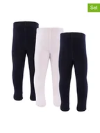 Rajstopy dziecięce - ewers Rajstopy (3 pary) w kolorze czarno-białym - miniaturka - grafika 1