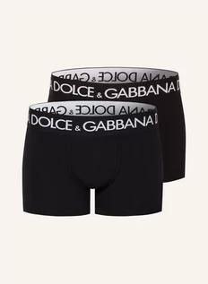 Majtki damskie - Dolce & Gabbana Bokserki, 2 Szt. schwarz - grafika 1