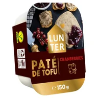 Produkty wegańskie i wegetariańskie - Lunter Pasztet z tofu z żurawiną 150 g - miniaturka - grafika 1