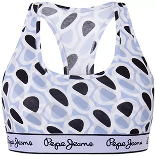 Pepe Jeans Damski biustonosz P Print Rb Brlt, granatowy, M, granatowy, M - Biustonosze - miniaturka - grafika 1