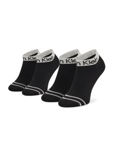 Calvin Klein Zestaw 2 par niskich skarpet damskich 701218775 Czarny - Skarpetki damskie - miniaturka - grafika 1