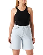 Spodenki damskie - Calvin Klein Denim Bermudy Krótkie Spodenki Damskie, Denim Light, 25W - miniaturka - grafika 1