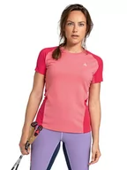 Koszulki sportowe damskie - Schöffel Koszulka funkcyjna "Solvorn" w kolorze różowym - miniaturka - grafika 1