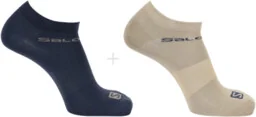 Skarpety Salomon Festival 2pack Dark Denim - Skarpetki i podkolanówki sportowe - miniaturka - grafika 1