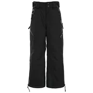 Spodnie narciarskie - DLX Unisex Dzieci Spycharka Ciepłe Wyściełane Wodoodporne Spodnie narciarskie Czarny Size 7/8 - miniaturka - grafika 1