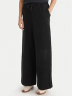 Spodnie damskie - Roxy Spodnie materiałowe Lekeito Paint Knit ERJNP03691 Czarny Regular Fit - miniaturka - grafika 1