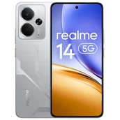 Telefony komórkowe - Realme 14 5G 12/256GB Srebrny - miniaturka - grafika 1