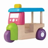 Samochody i pojazdy dla dzieci - Plan Toys Mini autko riksza tuk tuk - miniaturka - grafika 1