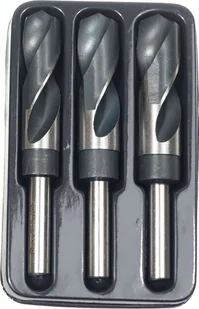 BGS Technic 8986 zestaw wierteł HSS wiertło komplet 22  24  25 MM z 13 MM z trzonem - Wiertła - miniaturka - grafika 1