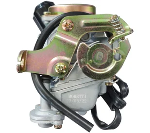 Gaźnik Moretti GY6, 50cc 4T, p.18 mm, ssanie automatyczne, metalowa pokrywa - Części motocyklowe - miniaturka - grafika 5