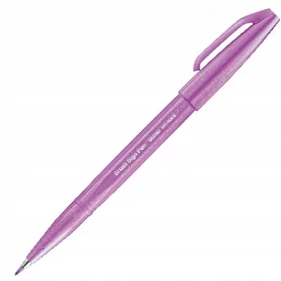 Pentel, Pisak Do Kaligrafii Brush Signpen, Purpurowy - Kredki, ołówki, pastele i pisaki - miniaturka - grafika 1